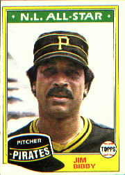 1981 Topps Baseball Cards      430     Jim Bibby